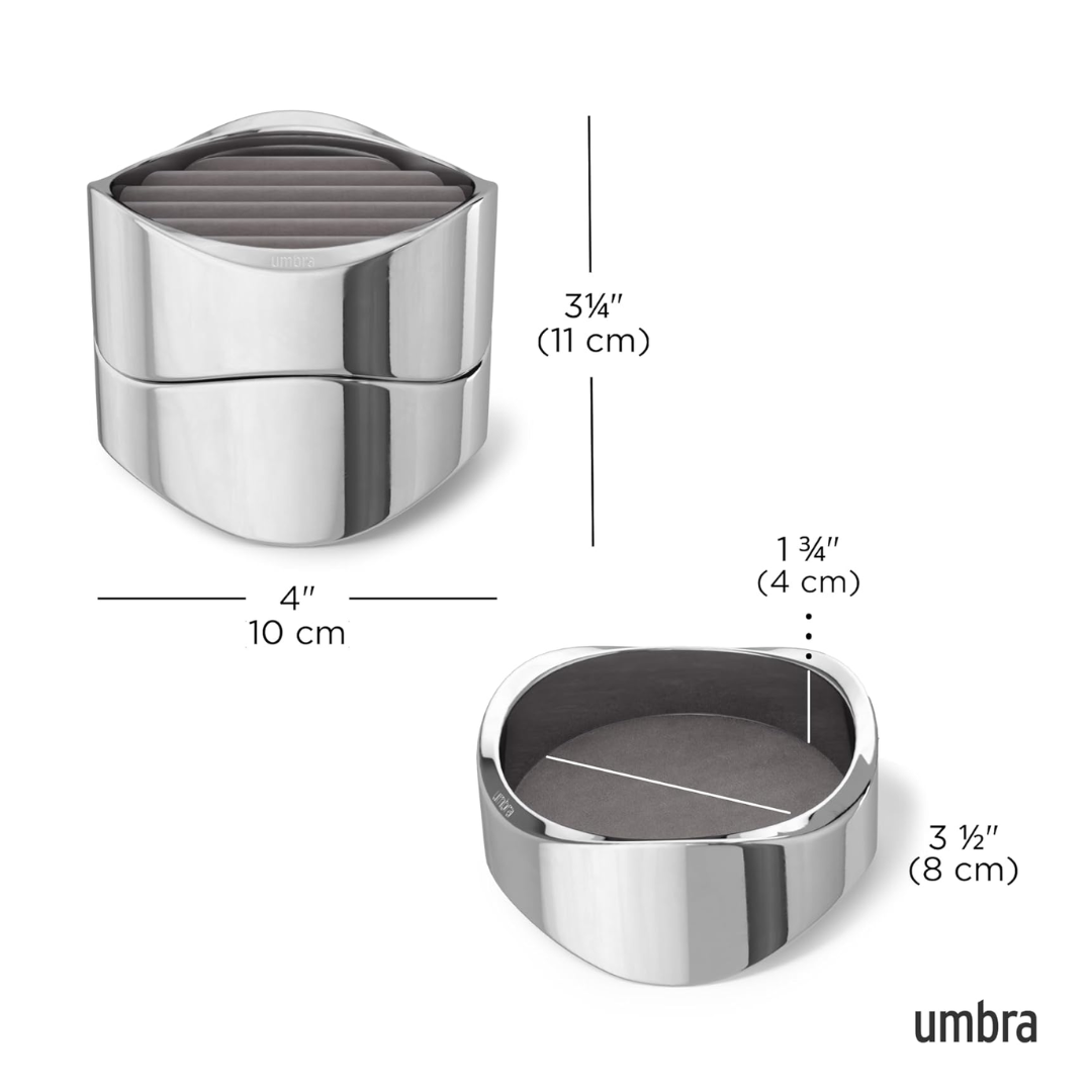 Wavy Jewelry Organizer - Chrome