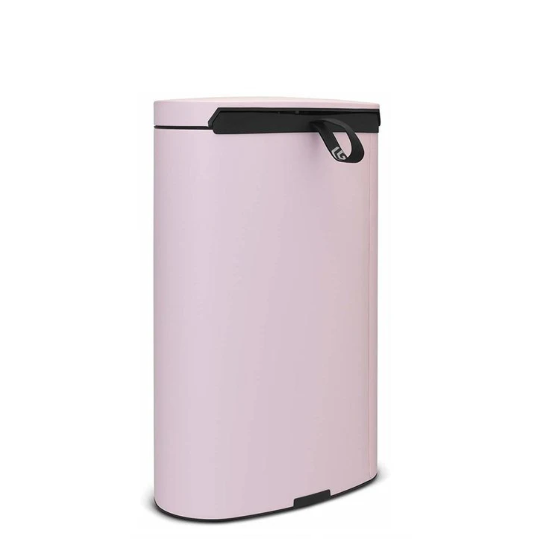 Pedal Bin Silent Flatback+ 40 Litre - Mineral Pink