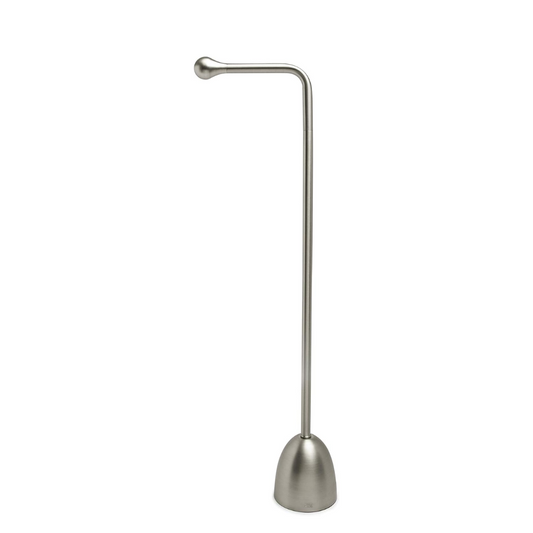 Teardrop Toilet Paper Stand - Nickel