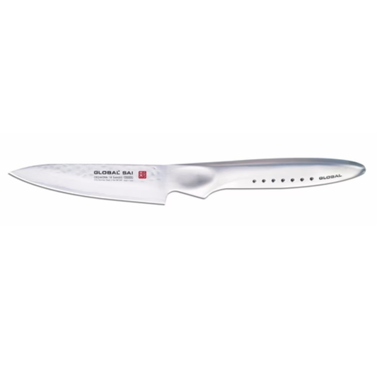 Paring Knife with Hammer Finish - 10cm (SAI-S02R)
