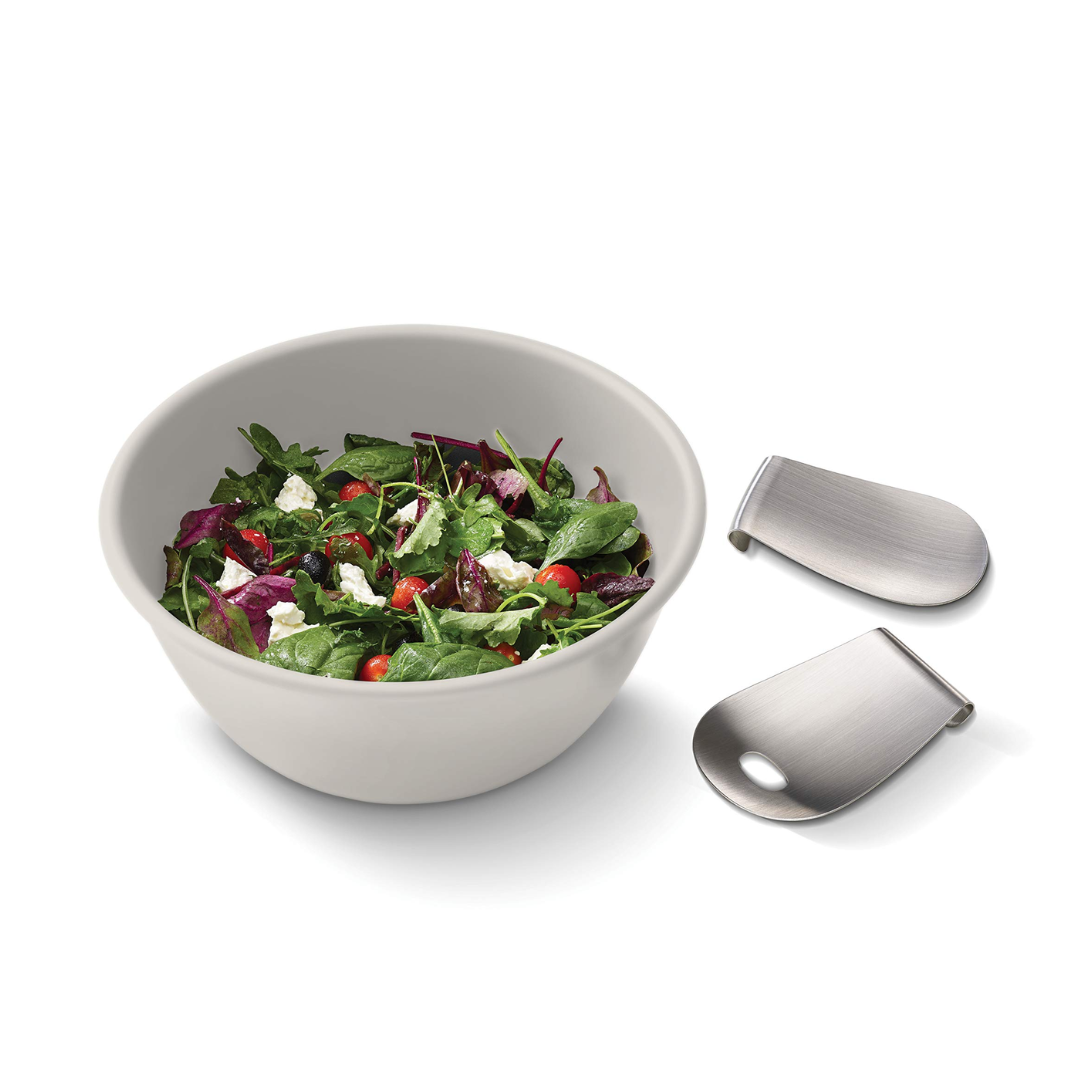 Uno Salad Bowl and Servers - Stone