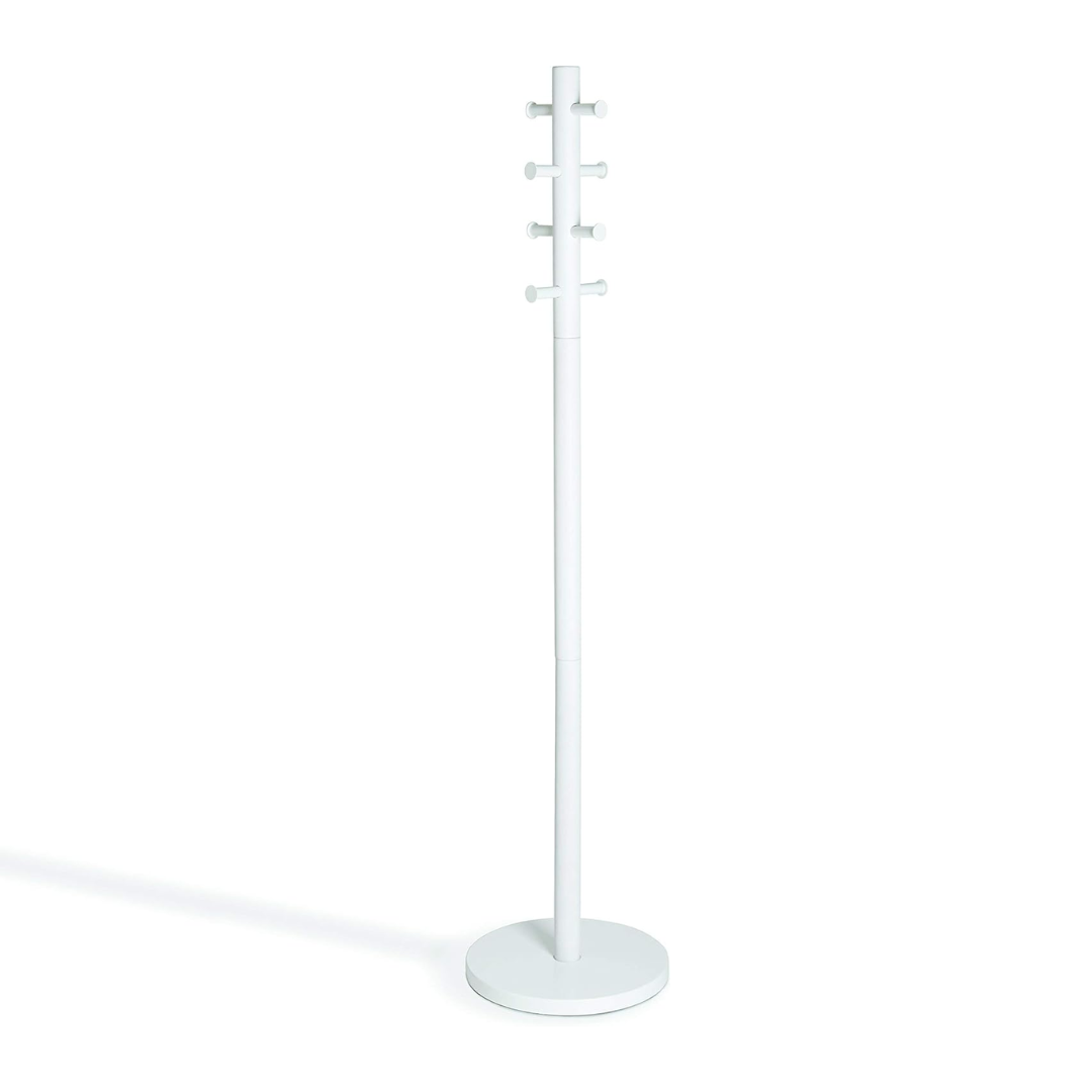 Pillar Coat Rack - White