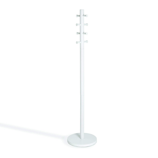 Pillar Coat Rack - White
