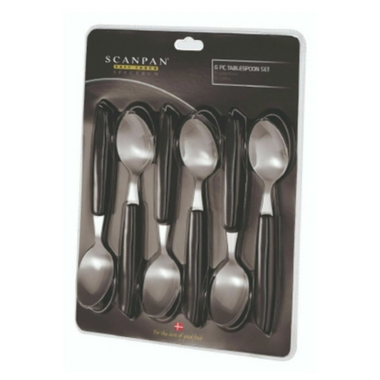 Spectrum - Teaspoon Set (6 Pieces) - Black