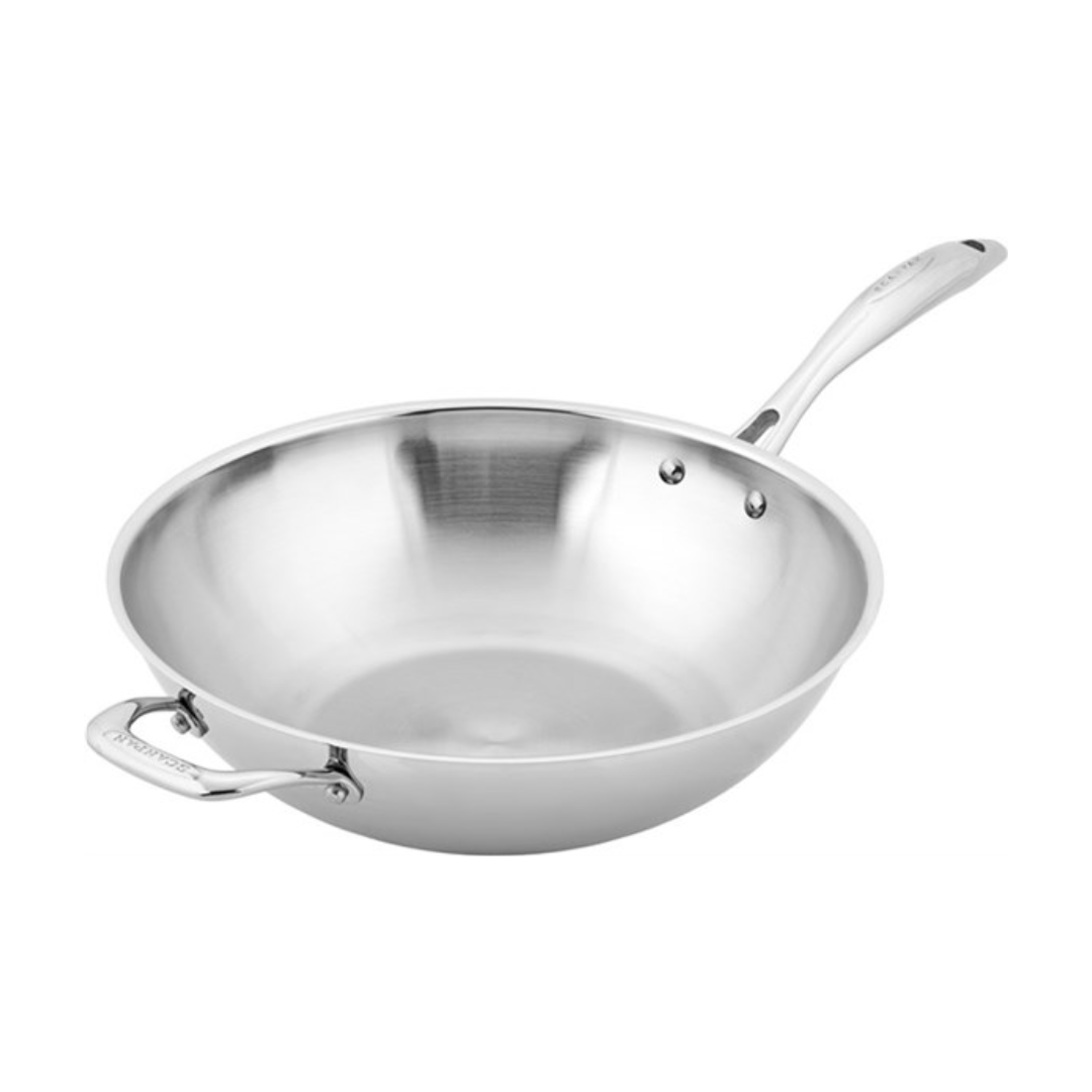 STS - Wok (No Cover) 32cm (Stainless Steel)