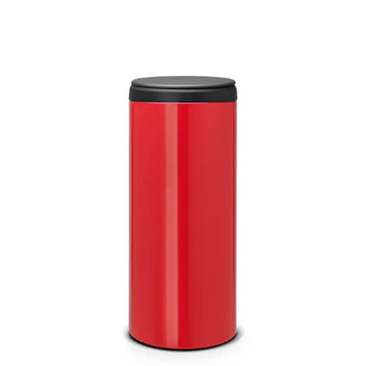 Flipbin 30 Litre - Passion Red/Dark Grey Lid