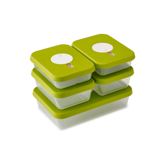 Dial Storage - 5Pcs Container Set Rectangular (3x1L)