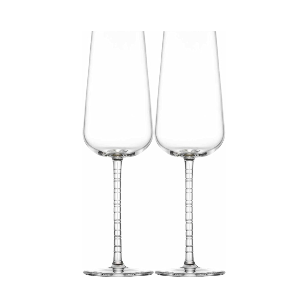 Journey Champagne With Etched Pattern 9060/77 (Set of 2)