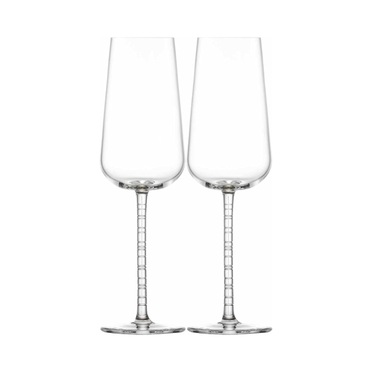 Journey Champagne With Etched Pattern 9060/77 (Set of 2)