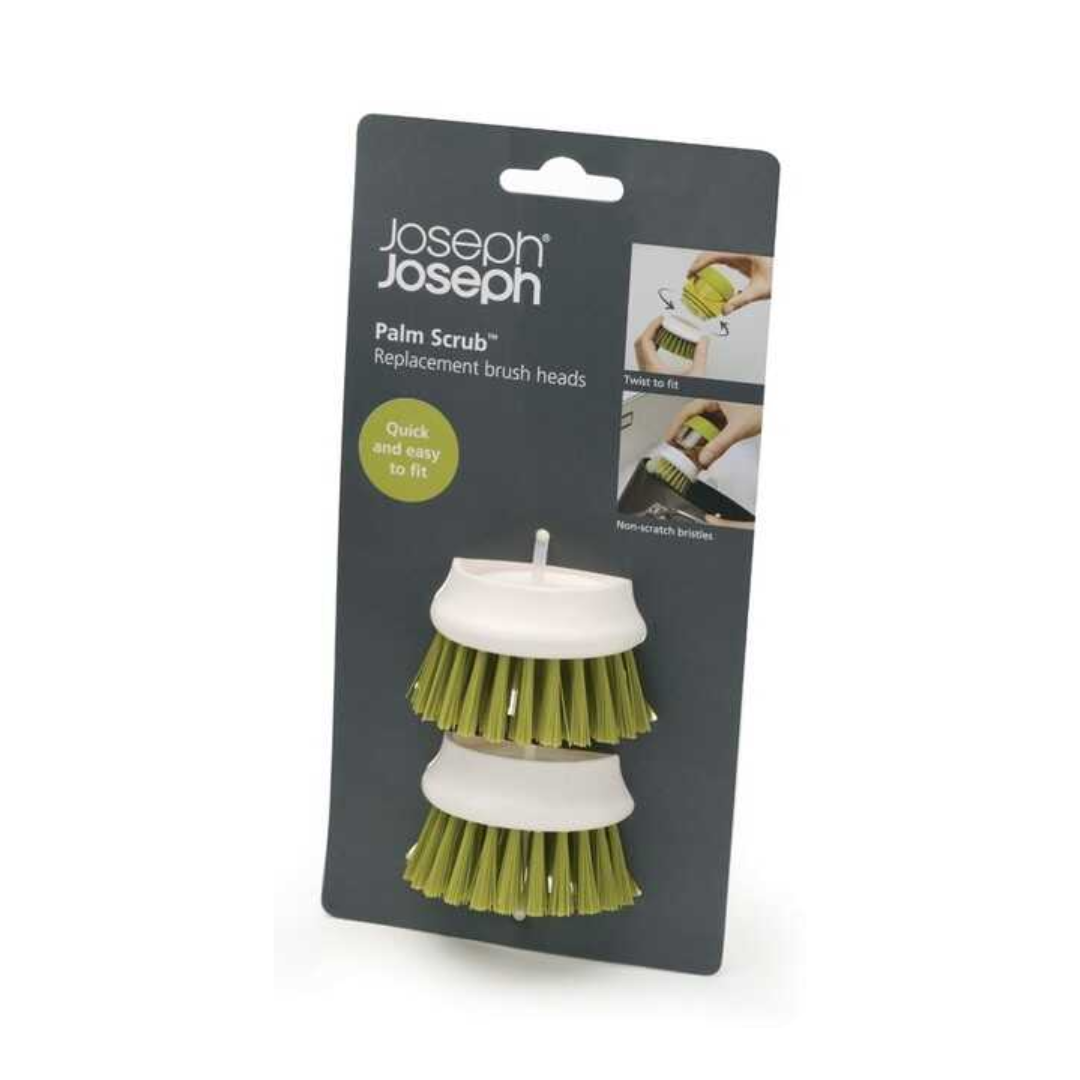 Palm Scrub Replacement Brush Head (Set of 2) - Green