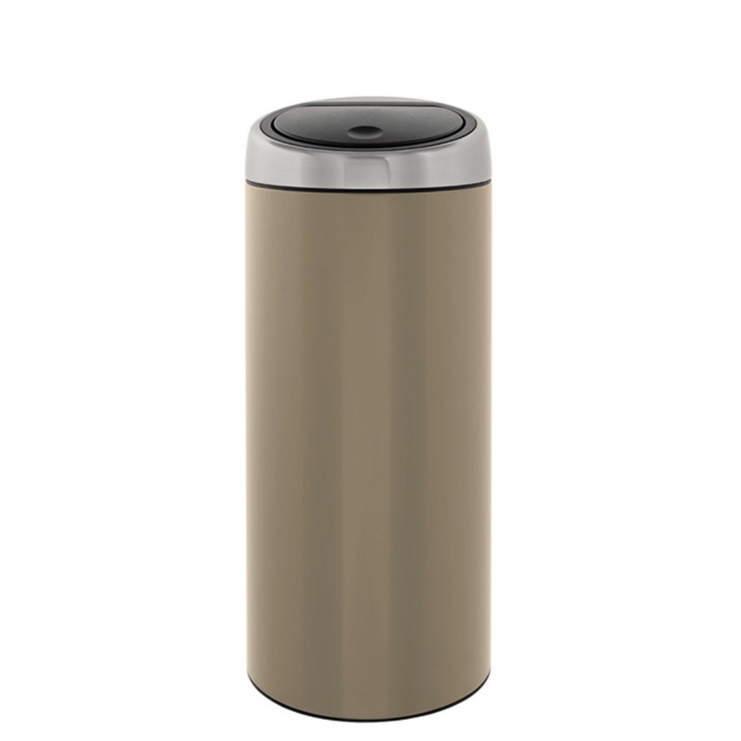 Touch Bin 30 Litre - Taupe