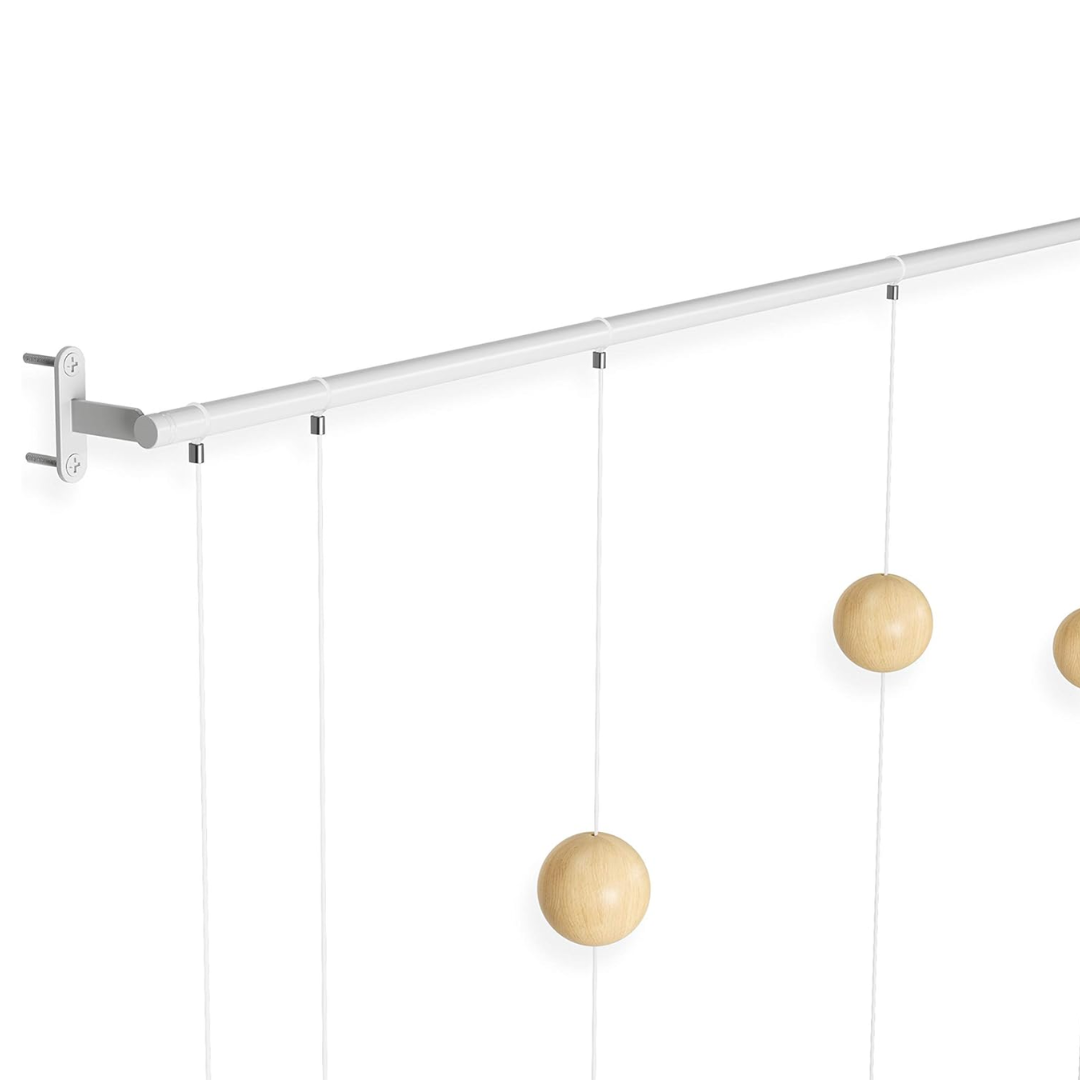 Hangtime Clock - White/Natural