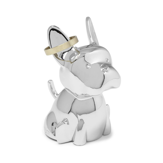 Zoola Ring Holder (Frenchie) - Chrome