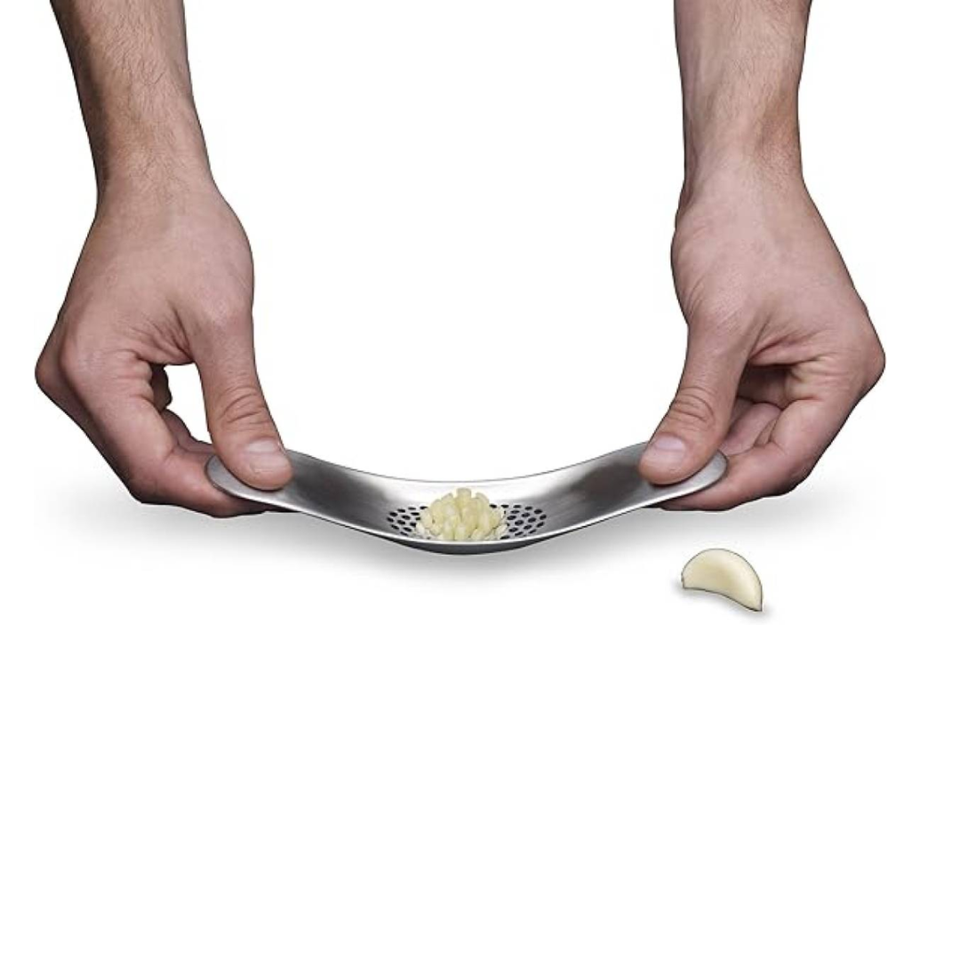 Rocker Garlic Crusher - Zinc