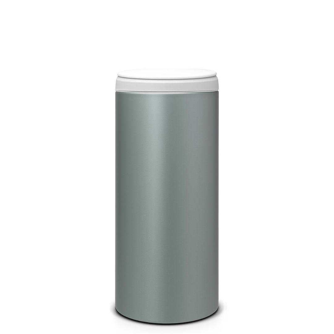 Flipbin 30 Litre - Metallic Mint/Light Grey Lid
