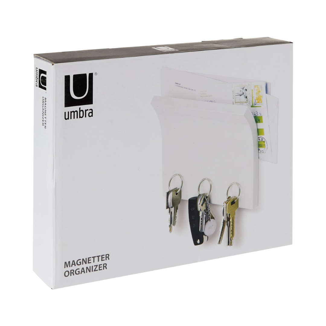 Magnetter Key and Letter Holder - White