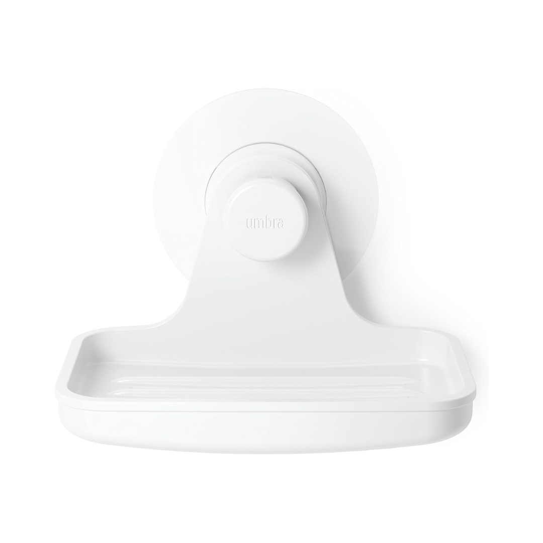 Flex Adhesive Soap Dish - White