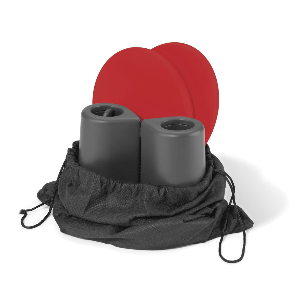 Pongo Table Tennis Set - Red/Charcoal