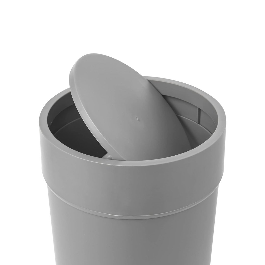 Touch Waste Can (with Lid) - Grey