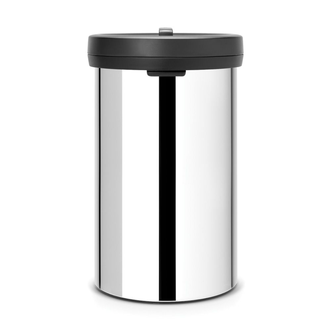 Big Bin 60 Litre - Brilliant Steel/Black Cap
