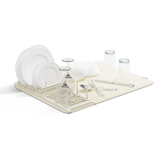 Udry Peg Drying Rack with Mat - Linen