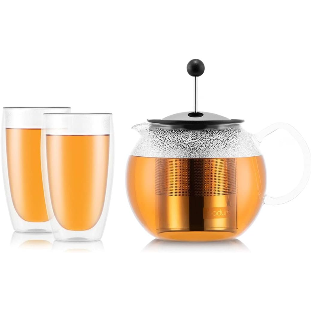 Pavina Double Wall Glass Large (Set of 2),  0.45 Liters/15oz