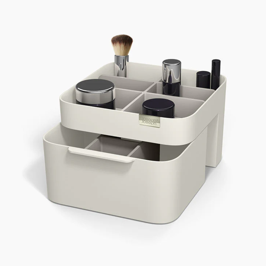 Viva Cosmetic Organiser with Drawer - Shell