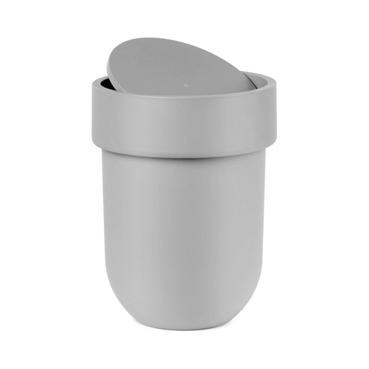 Touch Waste Can (with Lid) - Grey