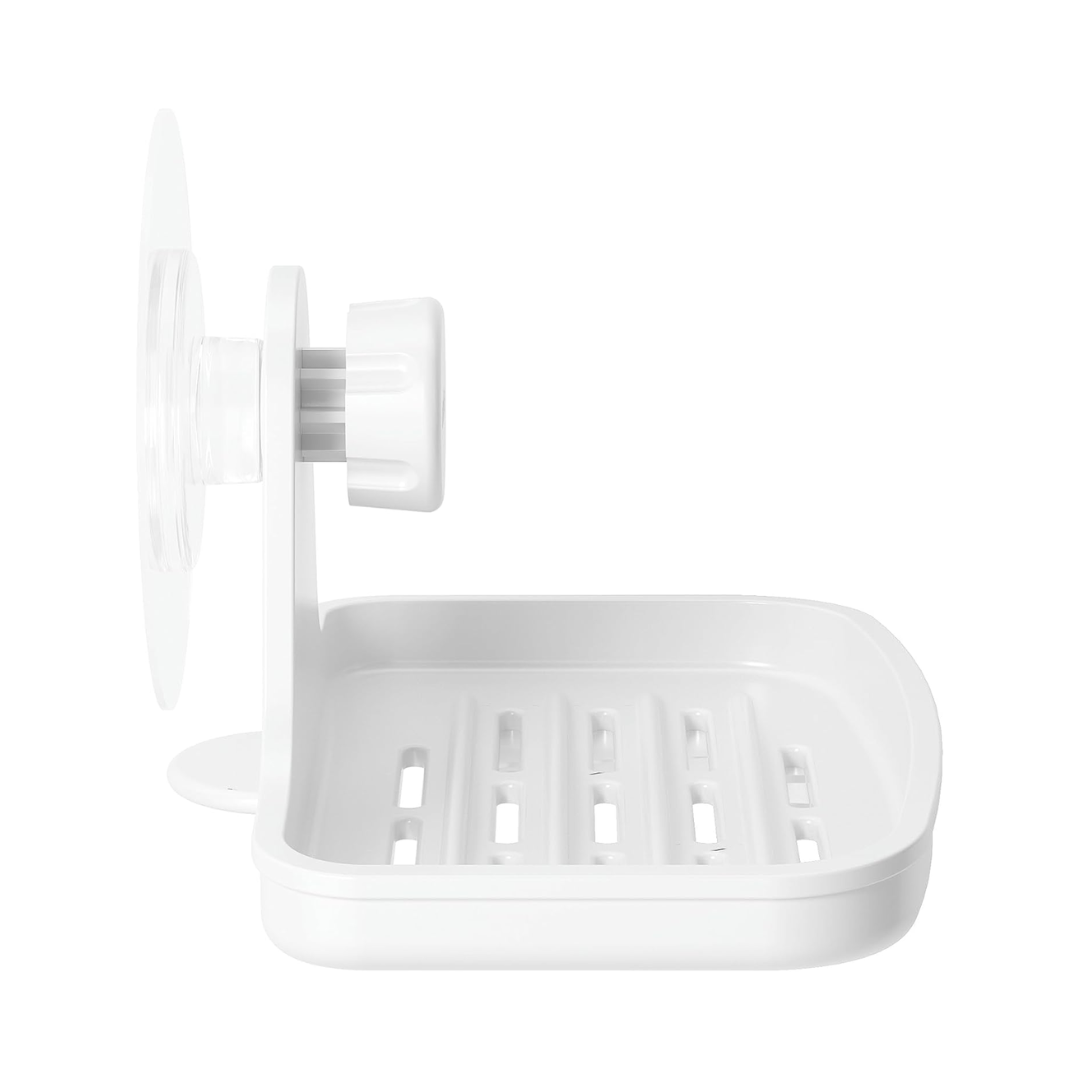 Flex Adhesive Soap Dish - White