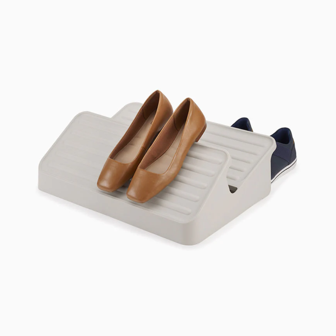 Shoe-In Large Shoe Rack - Ecru