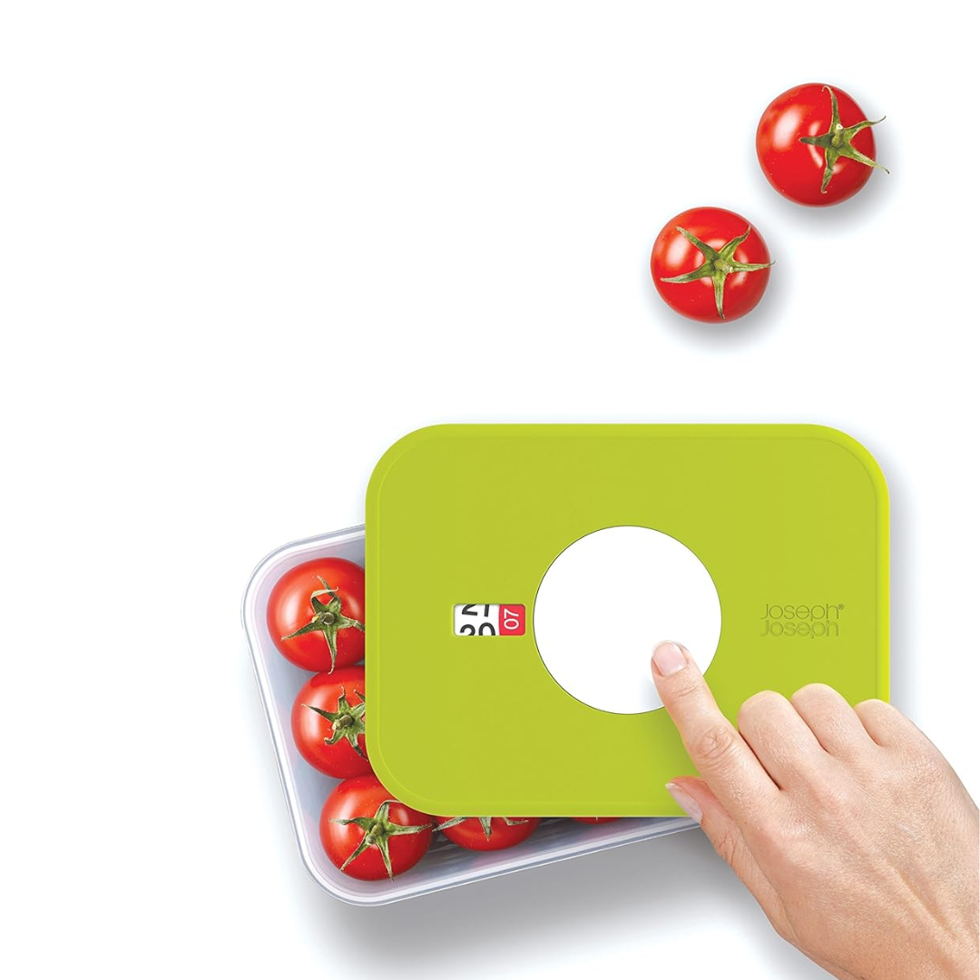 Dial Storage Container with Datable Lid Rectangular - 0.7L