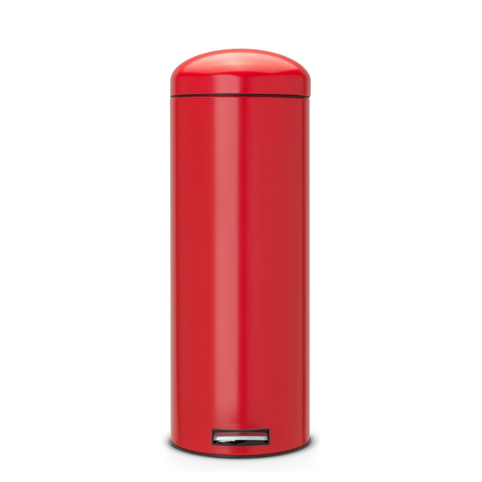 [CLEARANCE - Brabantia] Retro Bin with Plastic Inner Bucket 20L - Passion Red