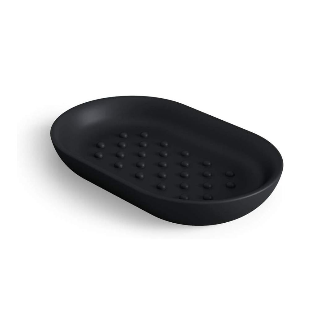 Junip Oval Soap Dish - Black