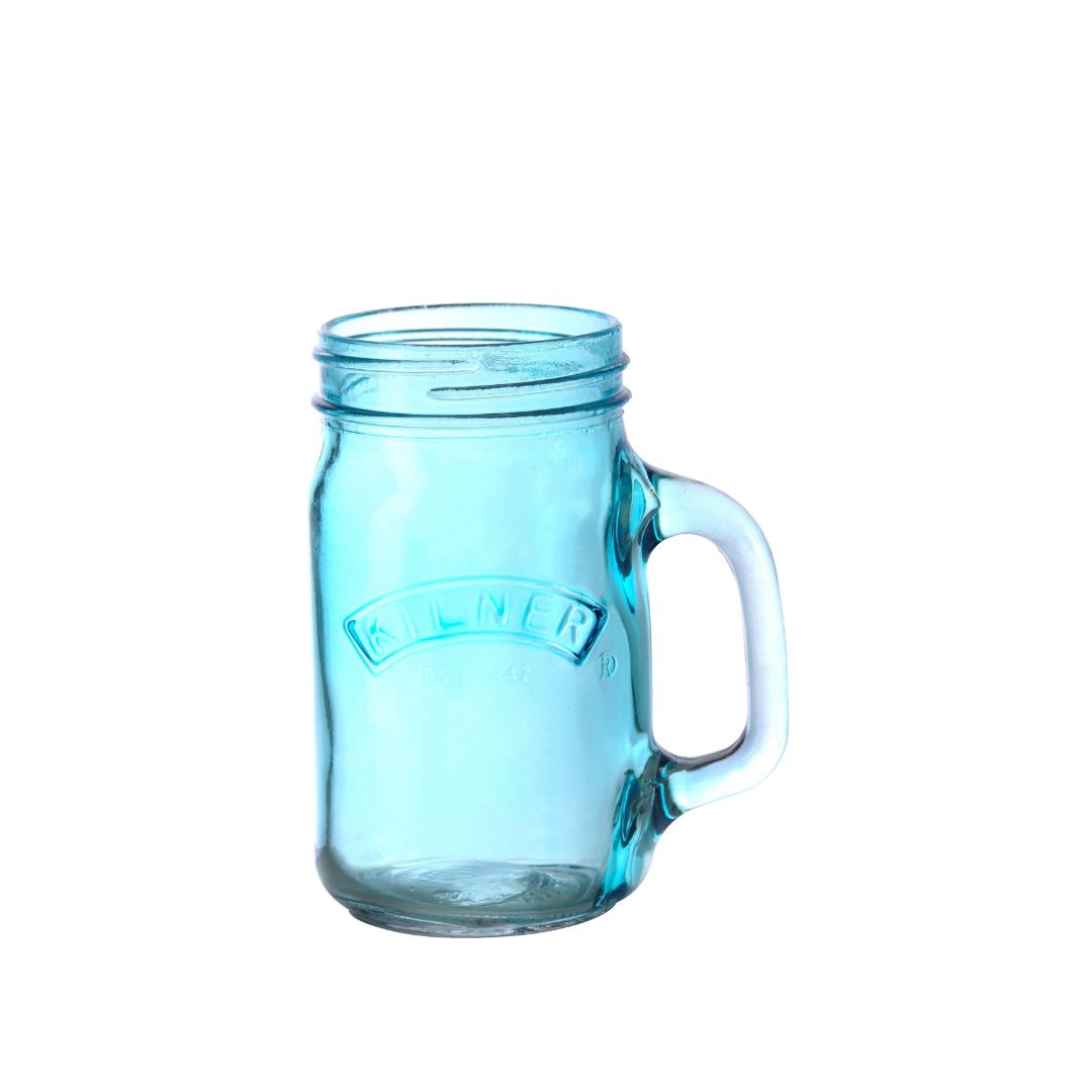 Colour Handled Jar, 0.5L - Blue