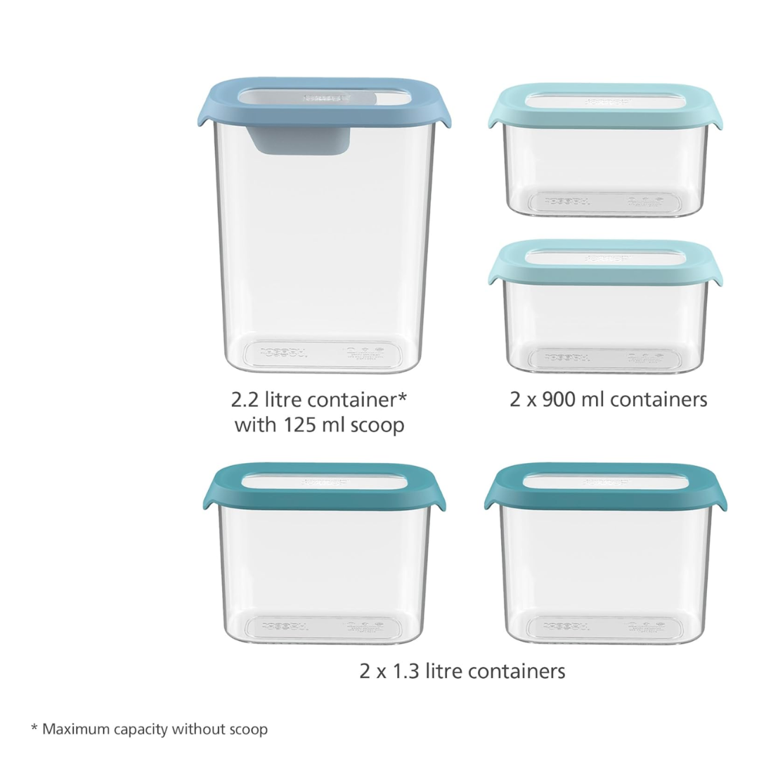 Cupboardstore 5-Piece Food Storage Set - Opal