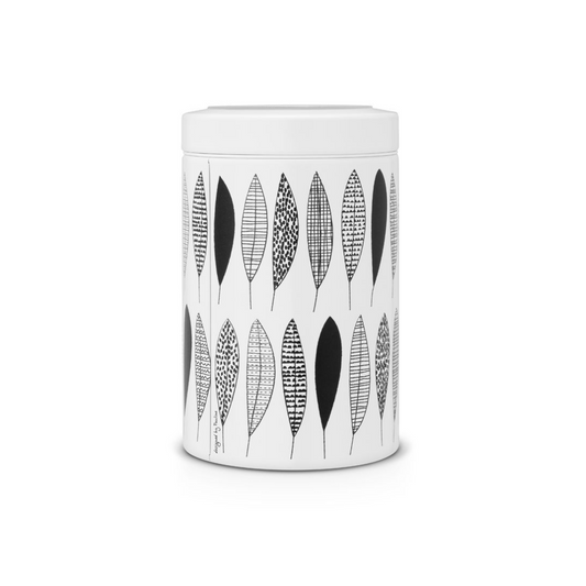 Window Lid Canister 1.4 Litre - Pauline Black
