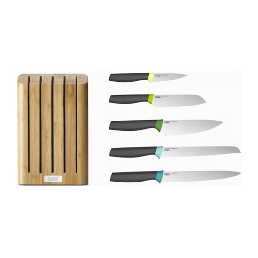 Elevate Knife Set with Bamboo Block (Set of 5)