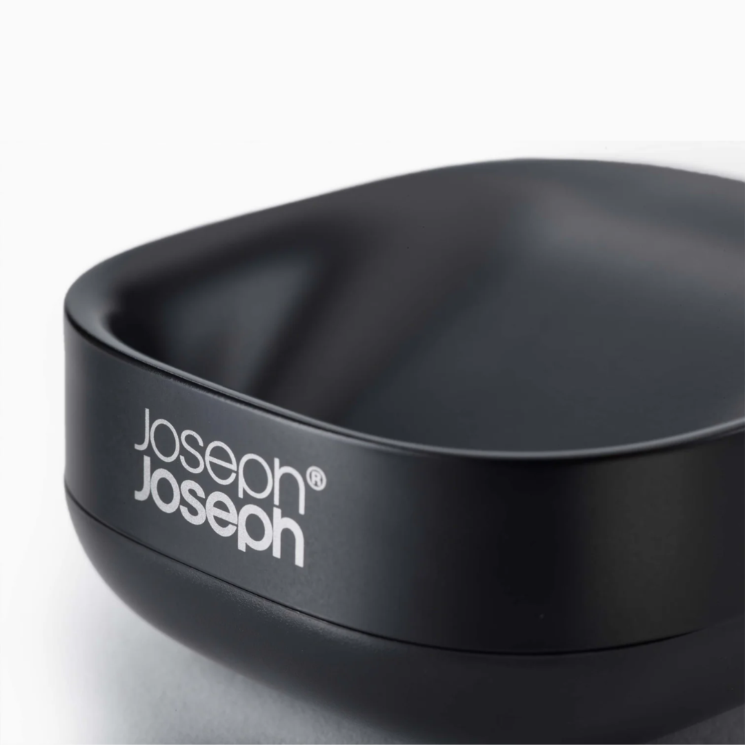 Slim Compact Soap Dish - Black
