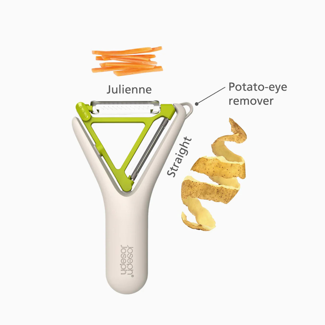 Switch 2-in-1 Peeler - Stone/Green