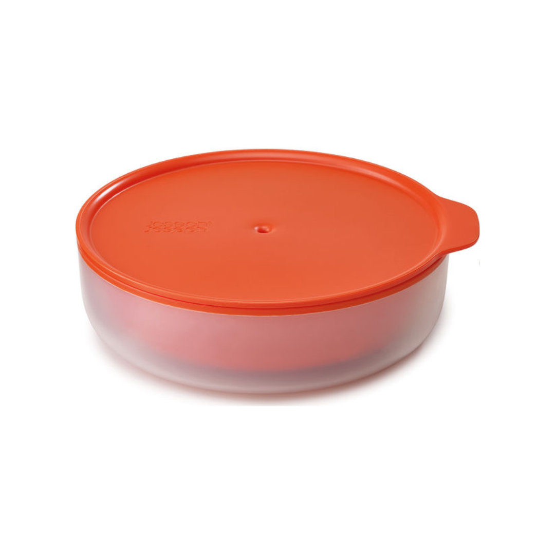 M-Cuisine Cool Touch Microwave Dish - Stone/Orange