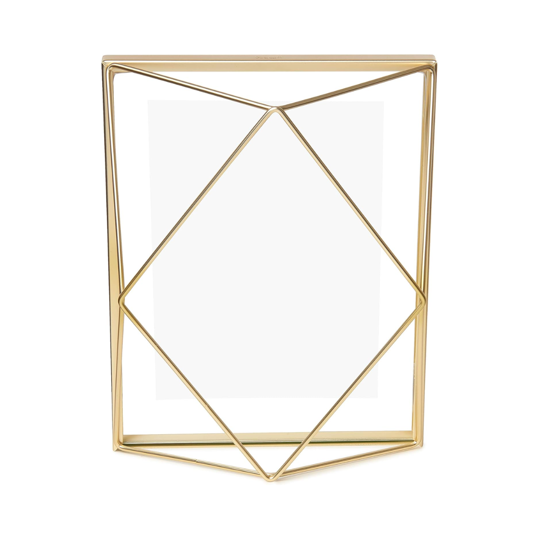 Prisma Picture Frame 5"x 7" - Matte Brass
