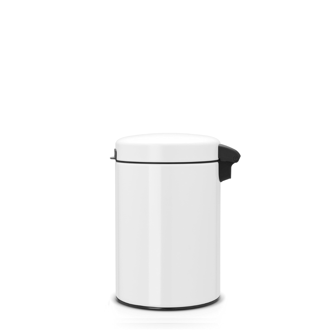 NewIcon Wall Mounted Bin Silent 3 Litre - White