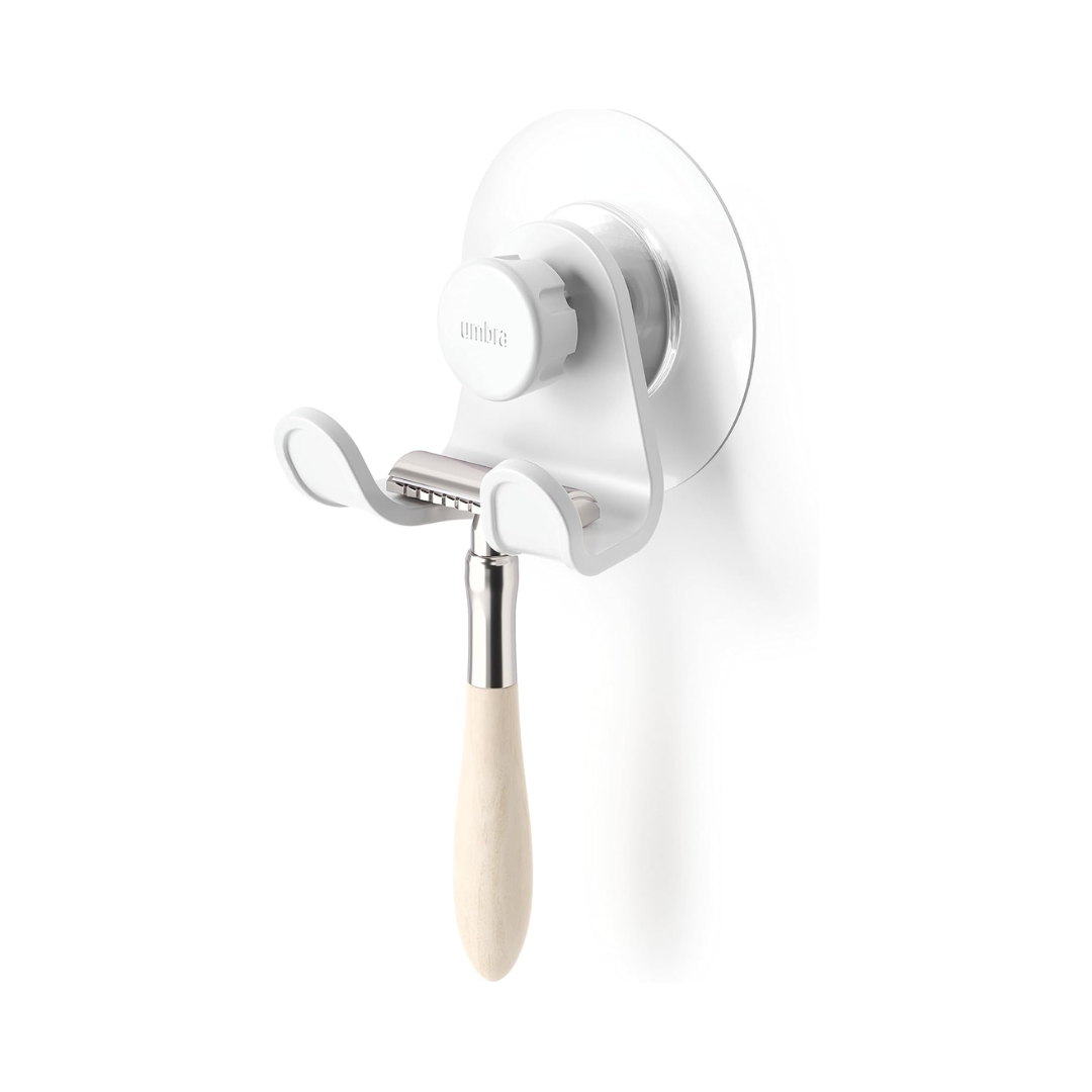 Flex Adhesive Double Hook - White