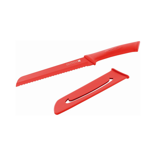 Spectrum - Bread Knife 7"/18Cm - Red