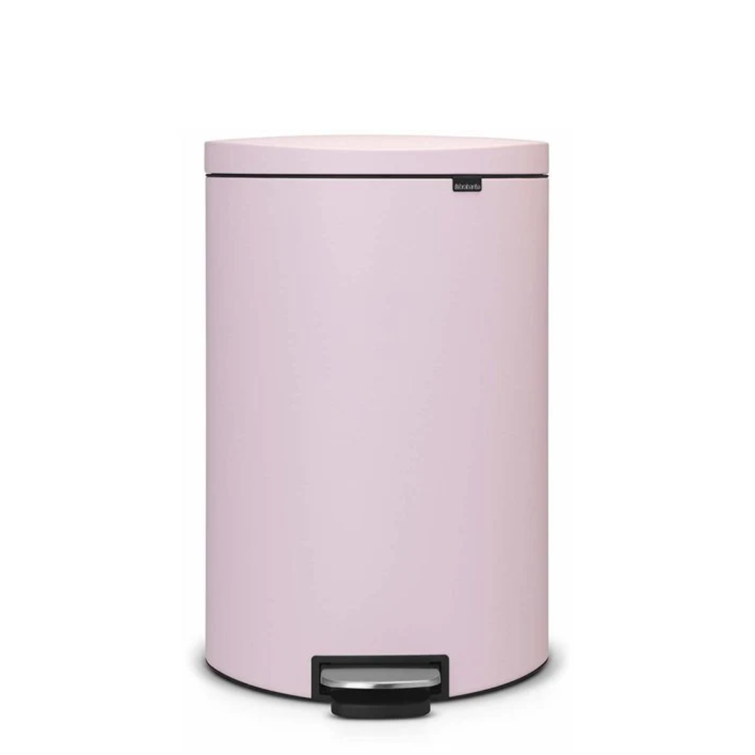 Pedal Bin Silent Flatback+ 40 Litre - Mineral Pink