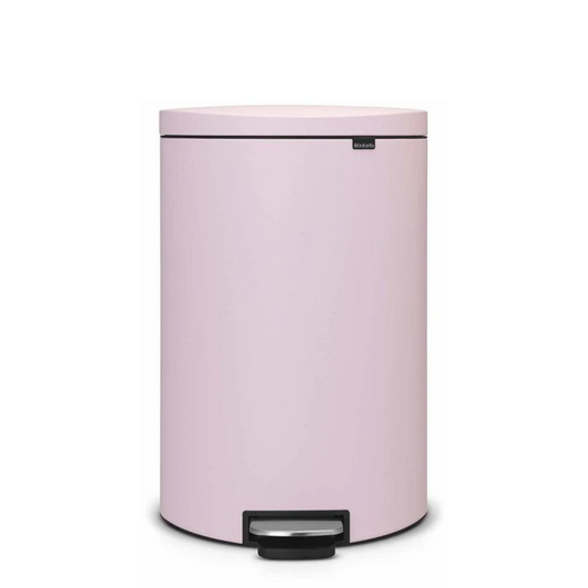 Pedal Bin Silent Flatback+ 40 Litre - Mineral Pink