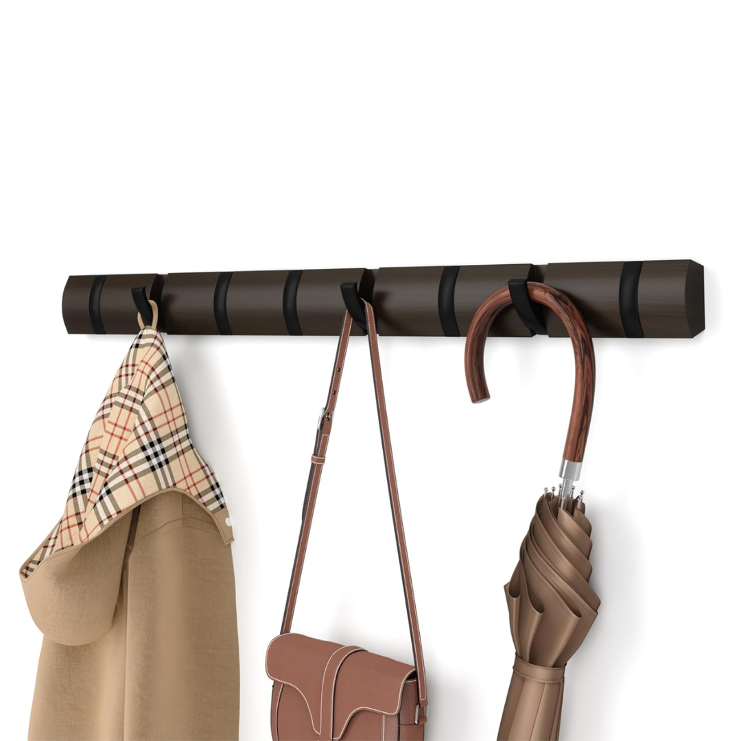 Flip 8 Hook - Black/Walnut