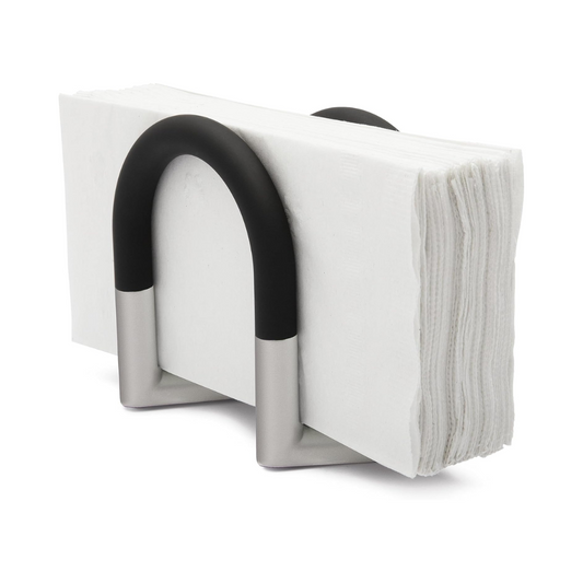 Swivel Napkin Holder - Black/Chrome