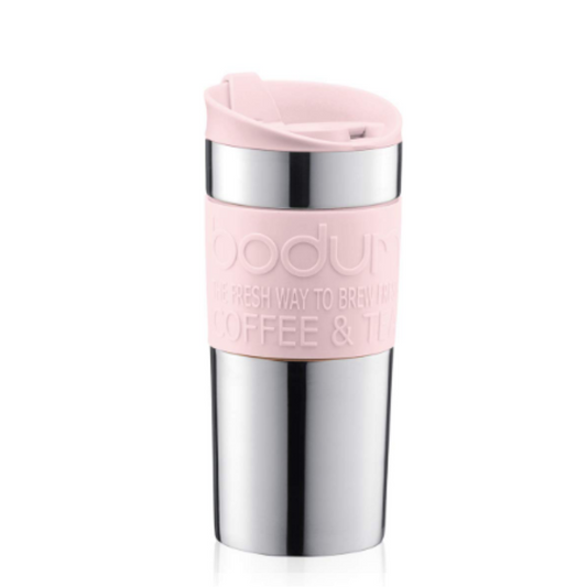 Travel Mug Vaccum Stainless Steel (Small), 0.35L/12oz - Pink