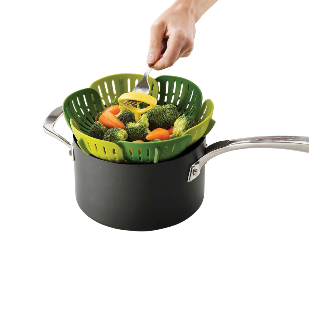 DUO Folding Steamer Basket - Green